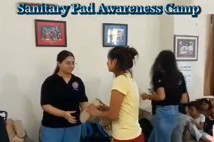 Sanitary pad awareness camp
